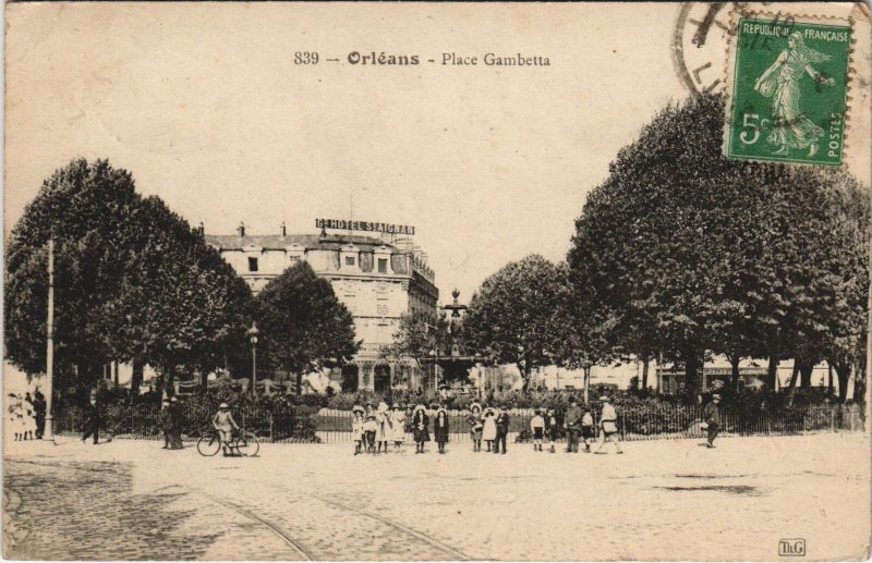 CPA ORLÉANS - Place gambetta (155319)