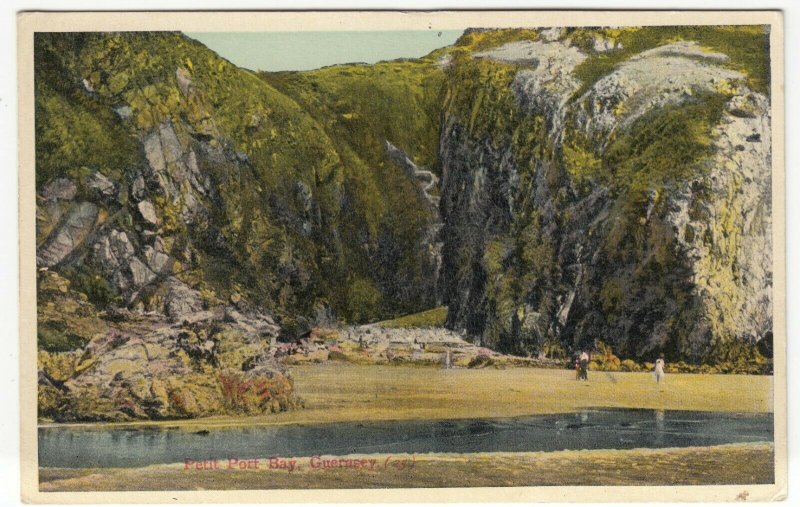 Guernsey; Petit Port Bay, PPC, Unposted, c 1930's 