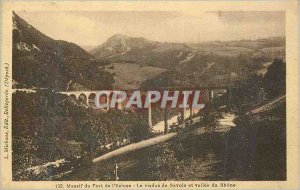Postcard Old Fort Massif of the Lock Viaduct Valley Savoie and Rhone