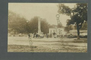 Eaton NEW YORK RPPC 1910 FIRE RUINS Disaster Crowd nr Syracuse Utica Norwich