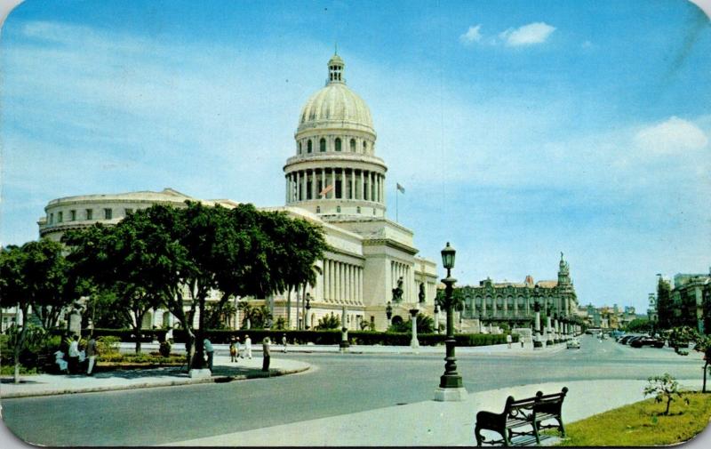 Cuba Havana The Capitol Building 1958