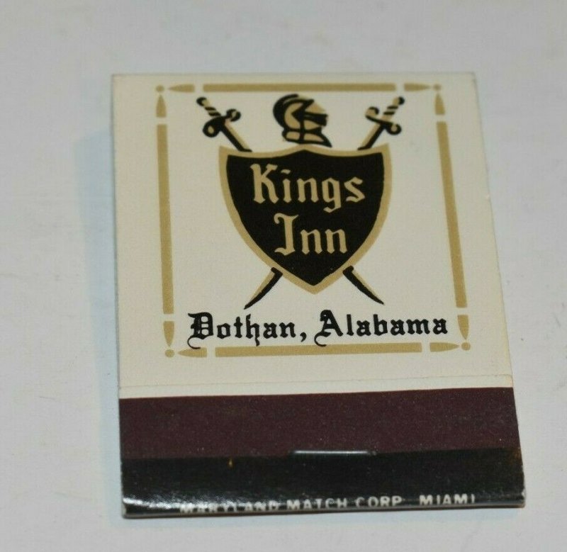 Kings Inn Steaks and Seafood Dothan Alabama 20 Strike Matchbook