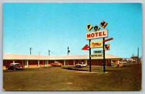 Fox Motel - Bald Knob, Arkansas - Postcard