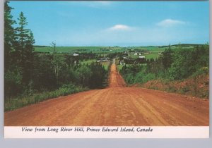View From Long River Hill, Prince Edward Island, Chrome Postcard #1