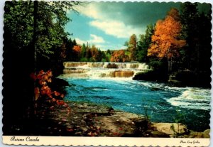 Postcard - Autumn Cascades, Lower Falls of the Tahquamenon - Michigan