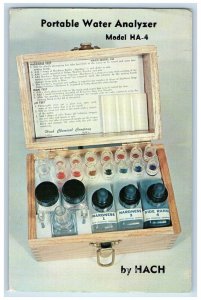 Portable Water Analyzer Model HA-4 By Hach Company Ames Iowa IA Posted Postcard