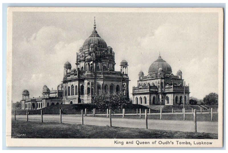 c1910's King And Queen Of Oudh's Tombs Lucknow India Unposted Antique Postcard