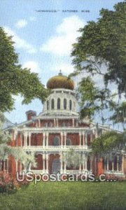 Longwood - Natchez, Mississippi MS Postcard