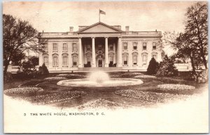 VINTAGE POSTCARD PIONEER CARD VIEW OF THE WHITE HOUSE WASHINGTON D.C. 1906