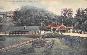 Rock Springs Park Entrance Chester West Virginia 1909 postcard