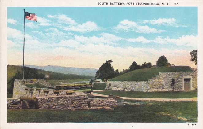 South Battery - Fort Ticonderoga - Adirondacks NY, New York - WB