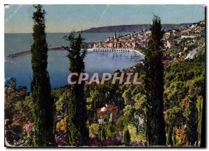 Old Postcard Menton Azure Riviera