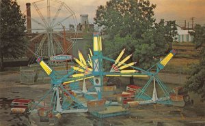 Jacksonville Illinois Eli Bridge Co TMS Amusement Park Ride Postcard AA79801