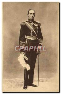 Postcard Old King Alfonso XIII of Spain