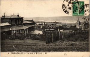 CPA CRIEL-Plage Vue vers le TRÉPORT (347552)