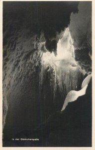 Austria mountaineering in the glacier crevasse photo Otto Steiner 1930