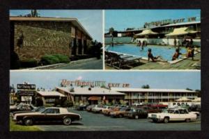 NY Northway Motor Inn Motel ALBANY NEW YORK Postcard PC