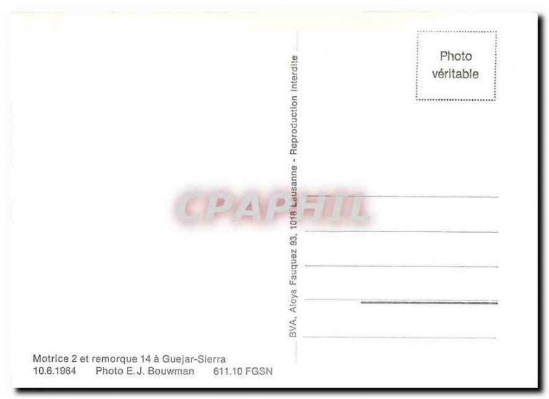 Postcard Modern Motor and trailer Guejar Sierra