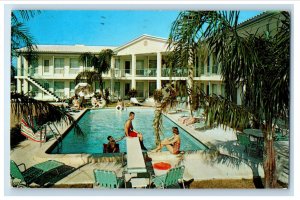 1975 The Sea Gull Motel, Bayway Boulevard Clearwater Beach FL Postcard 