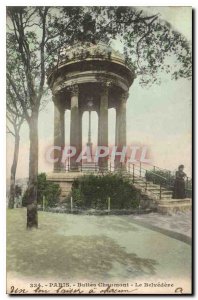 Postcard Old Paris Buttes Chamunot Belvedere