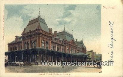 Grand Trunk Railway Station Montreal Canada Unused 