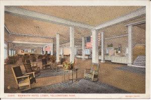 Yellowstone Park Mammoth Hotel 2 Vintage Haynes postcards 