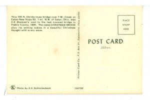 OH - Preble County. Christman Covered Bridge