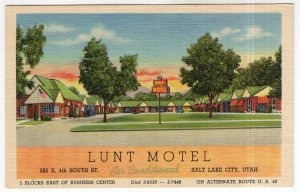 Salt Lake City, Utah, Lunt Motel