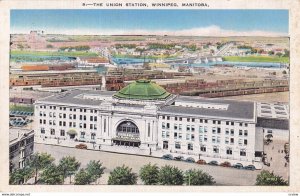 WINNIPEG, Manitoba, Canada, PU-1937; The Union Station