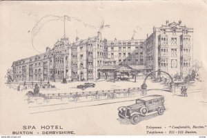 DERBYSHIRE, England, PU-1936; Spa Hotel