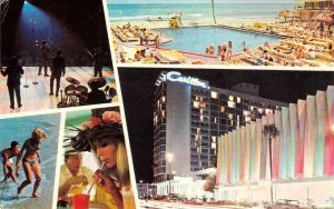 THE CARILLON Miami Beach, Florida Hotel Swimming Pool 1972 Vintage Postcard