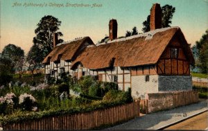 England Stratford-On-Avon Anne Hathwaway's Cottage