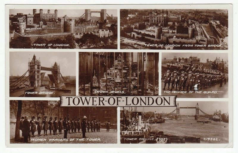 The Tower of London, London, England - Real Photo