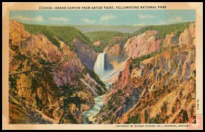 Grand Canyon from Artist Point, Yellowstone National Park