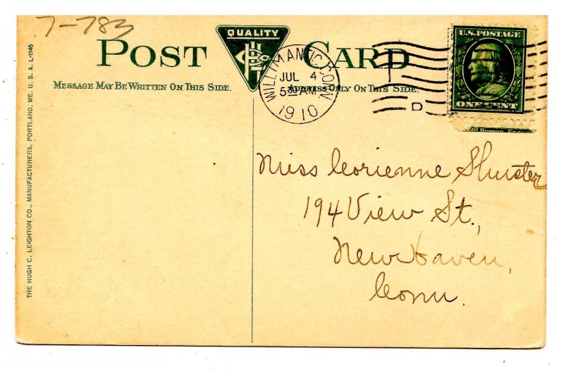 CT - Willimantic. The Park, Overlooking the Spring