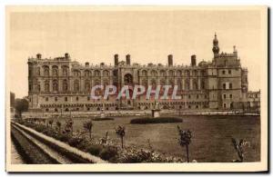 Postcard Old Saint Germain En Laye Le Chateau Main Facade