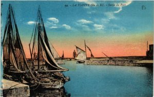CPA Ile-de-RÉ La Flotte. Sortie du Port (666623)
