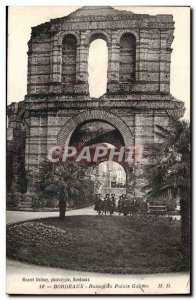 Bordeaux - Palace Ruins Galilen - Old Postcard