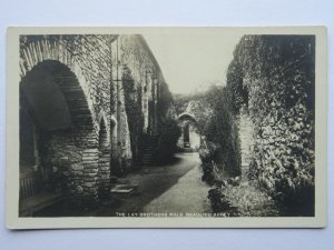 Hampshire THE LAY BROTHERS WALK BEAULIEU ABBEY - Old RP Postcard by E. Mudge