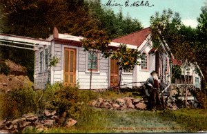 California Joaquin Mills Poet Of The Sierras At His Home Near Oakland 1908