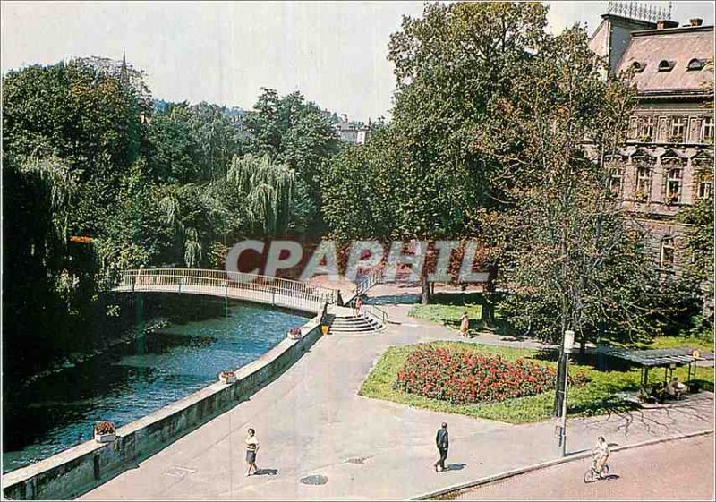 Postcard Modern Fragment Miasta Bielsko-Biala