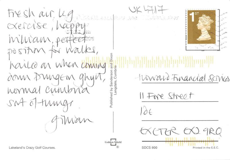 uk4717 chapel stile golf course uk