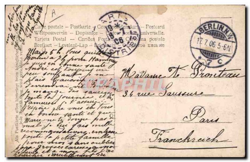 Old Postcard Auguste Victoria