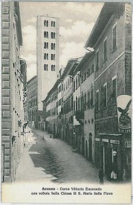 31951 AREZZO city vintage postcard - COURSE V. EMANUELE-