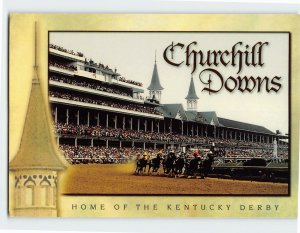 Postcard Derby Day Churchill Downs Louisville Kentucky USA