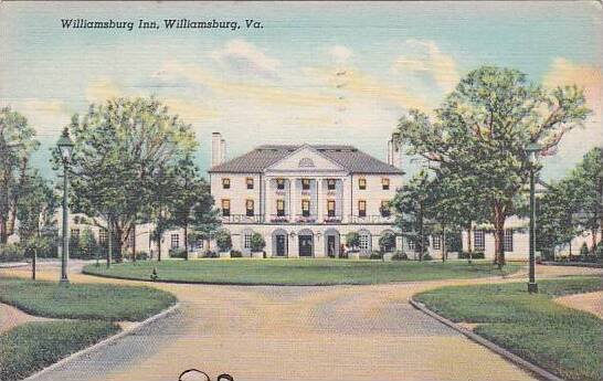 Virginia Williamsburg Williamsburg Inn 1939