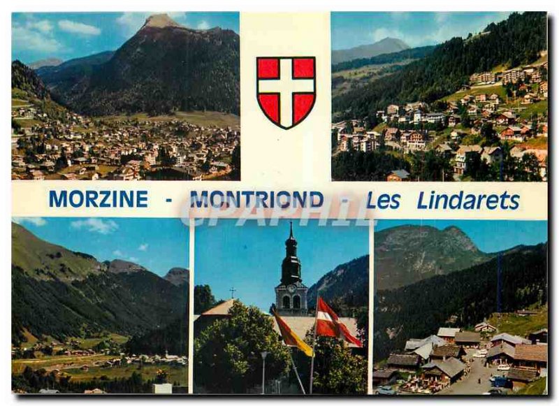 Postcard Modern Morzine Montriond Lindarets