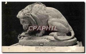 Postcard Old Lion Edmond Coignet Street lonres paris