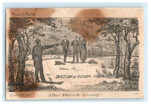 1880 Cup Puzzle Eclipse Wringer Worcester Massachusetts MA Trade Card 