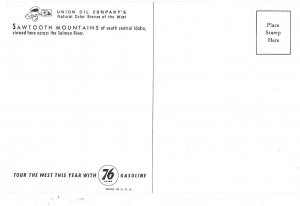 Sawtooth Mountains & Salmon River South Central Idaho